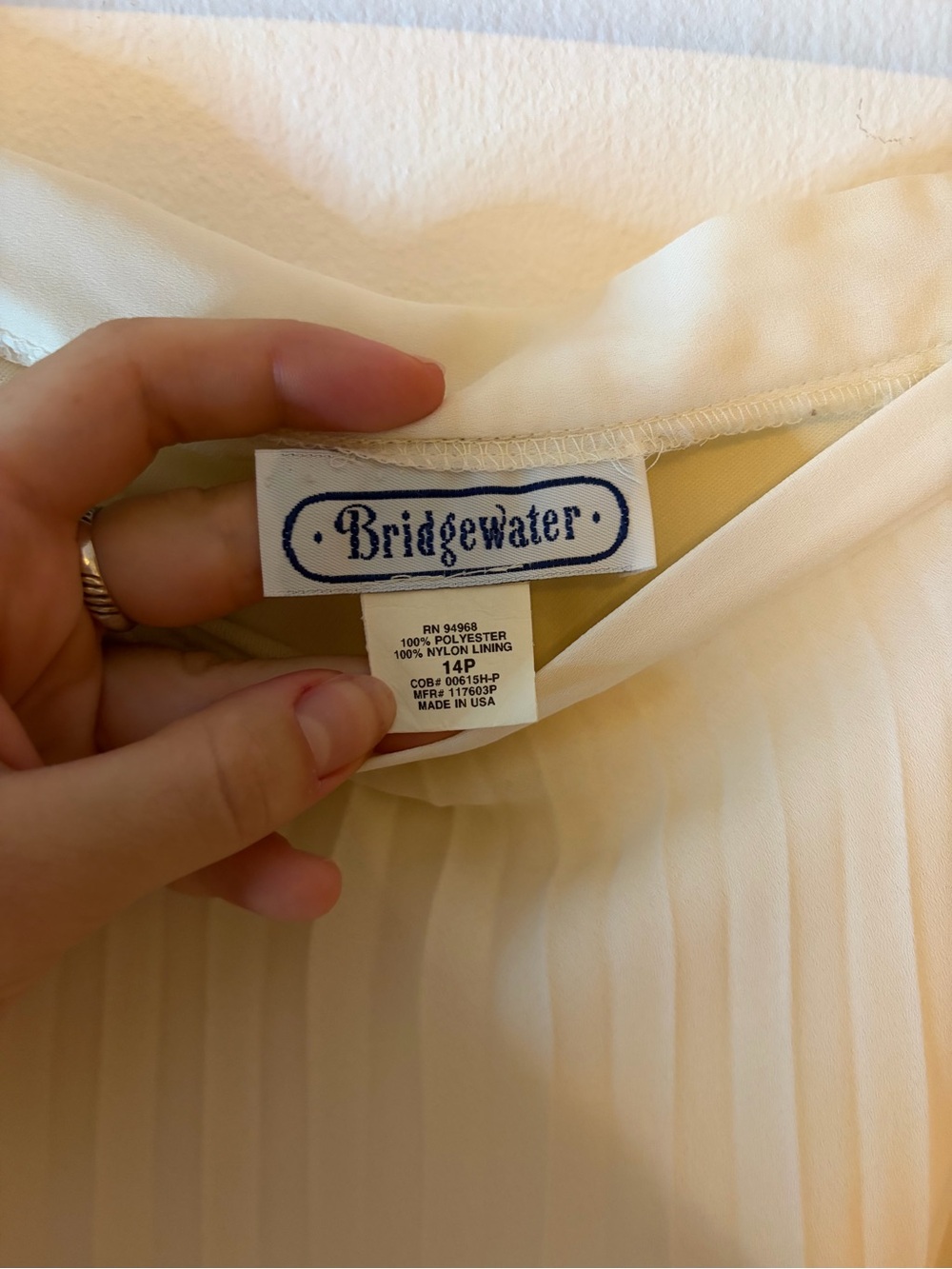 Cream Pleated Nightdress - Women’s Intimate